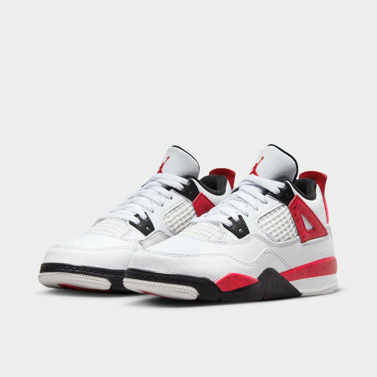 Air Jordan Preschool Retro 4 'Red Cement' Ps Sneakers