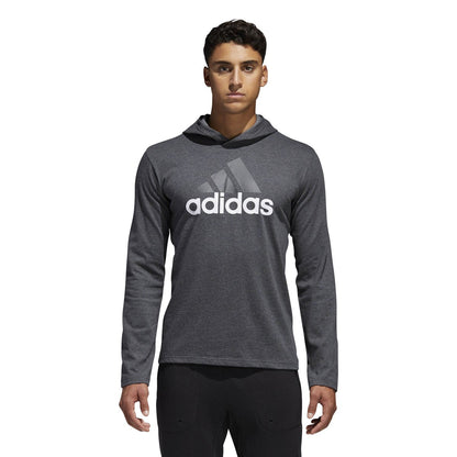 adidas Men's Long Sleeve Badge Of Sport Hoody Hoodies
