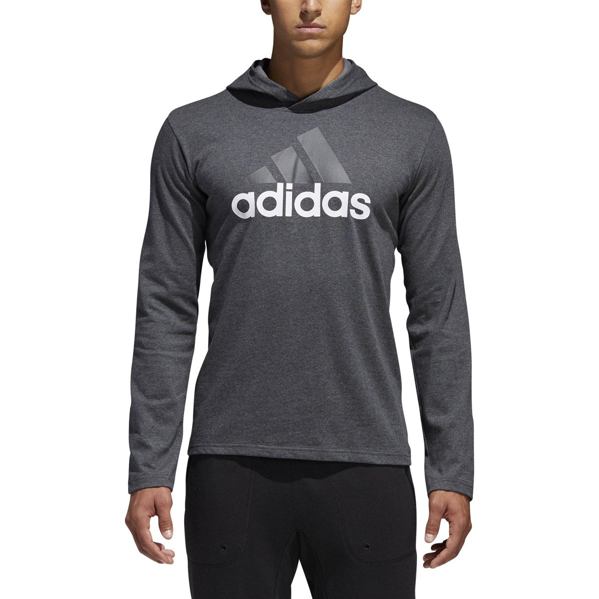 adidas Men's Long Sleeve Badge Of Sport Hoody Hoodies