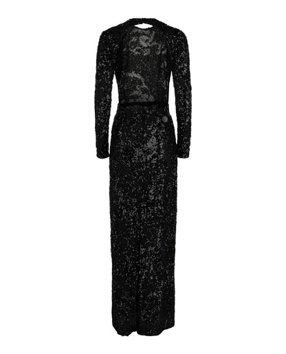 Givenchy Embroidered Sequin Gown With Cutout Detail