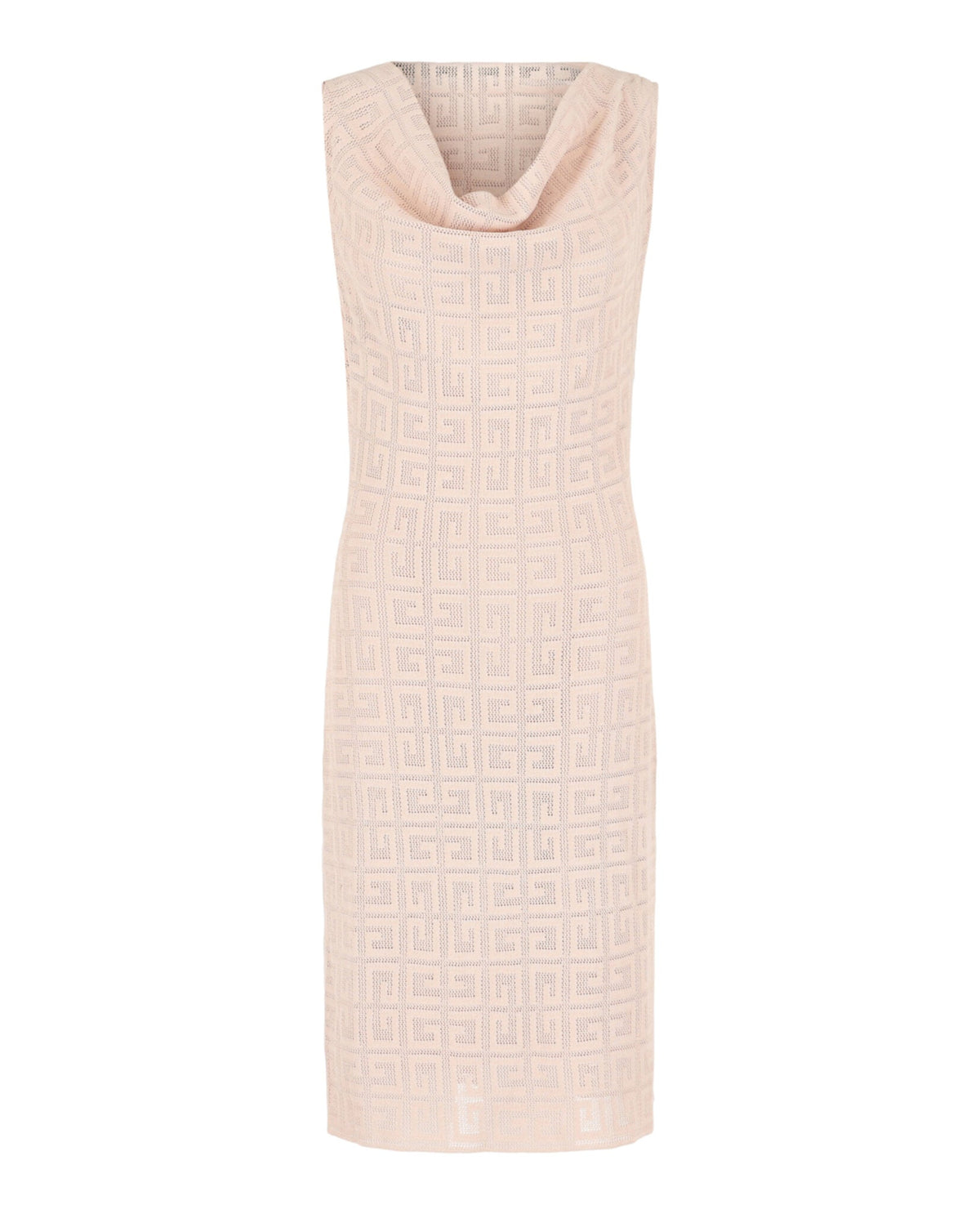 Givenchy 4G Monogram Draped Midi Dress