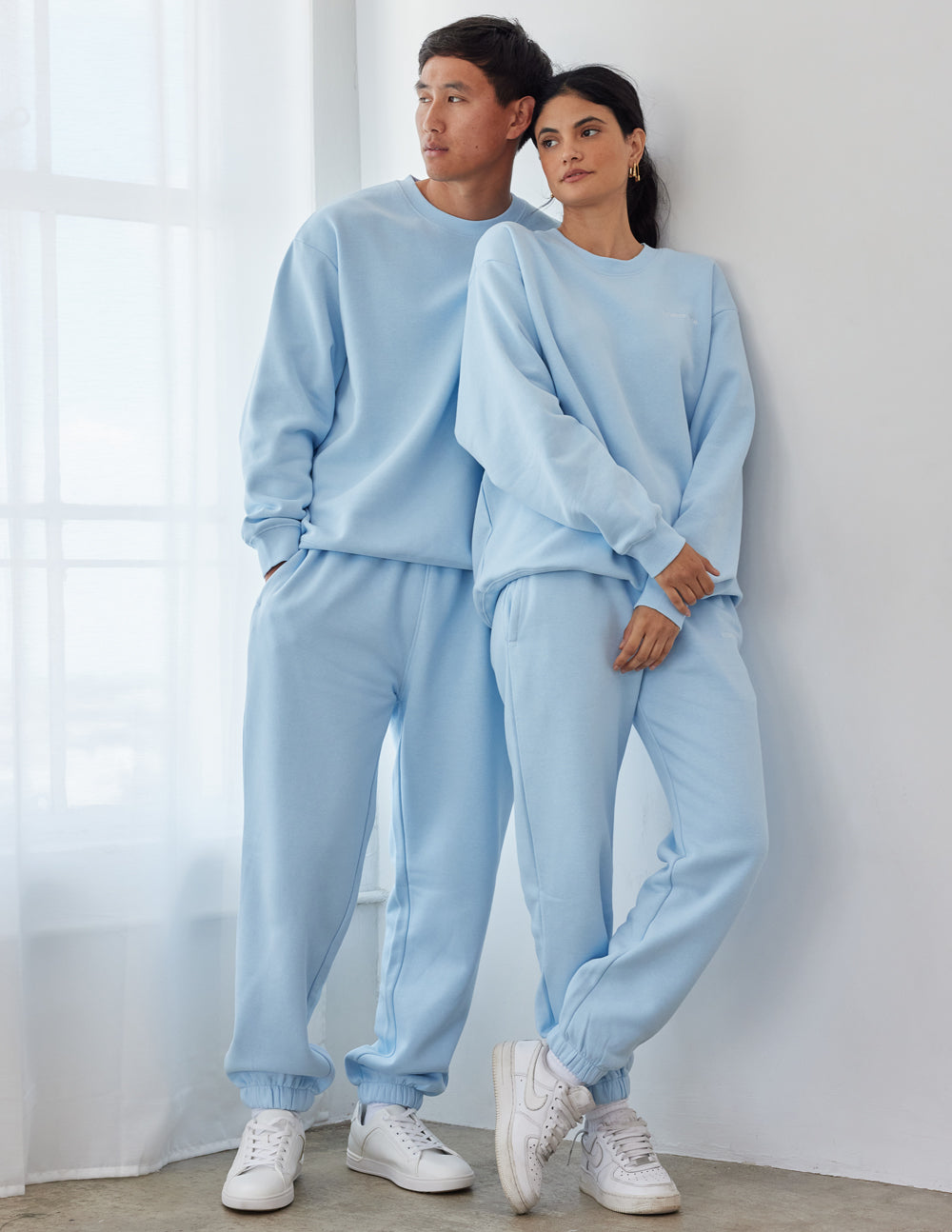 Elevated Faith Basics Dream Blue Unisex Crewneck