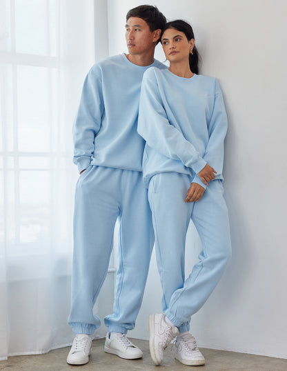 Elevated Faith Basics Dream Blue Unisex Crewneck