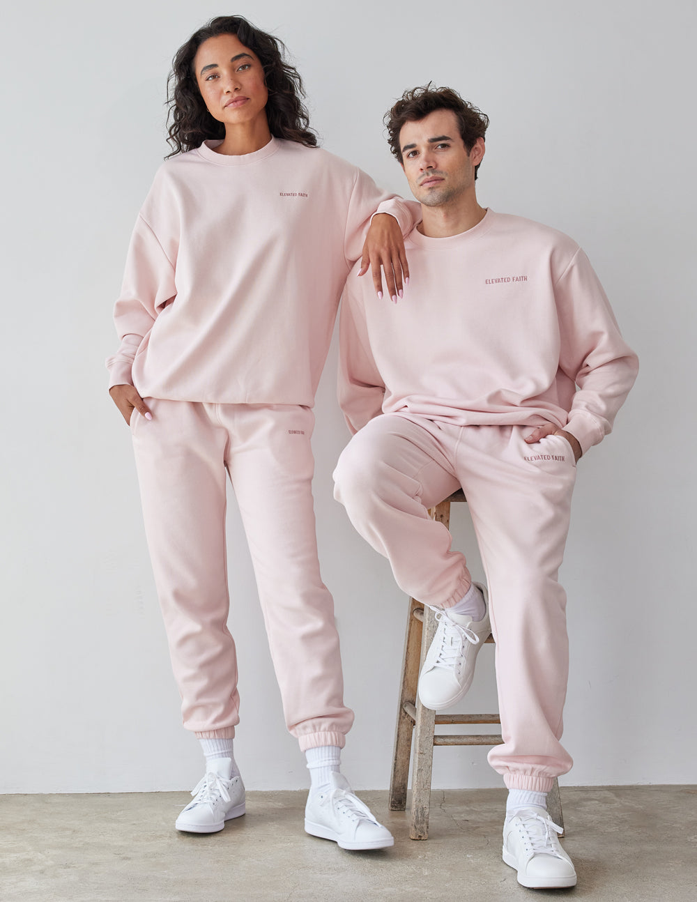 Elevated Faith Basics Lotus Unisex Crewneck