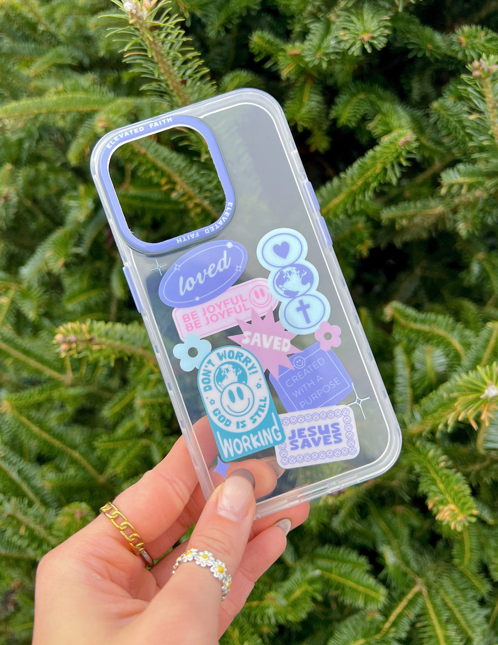 Elevated Faith Be Joyful Phone Case