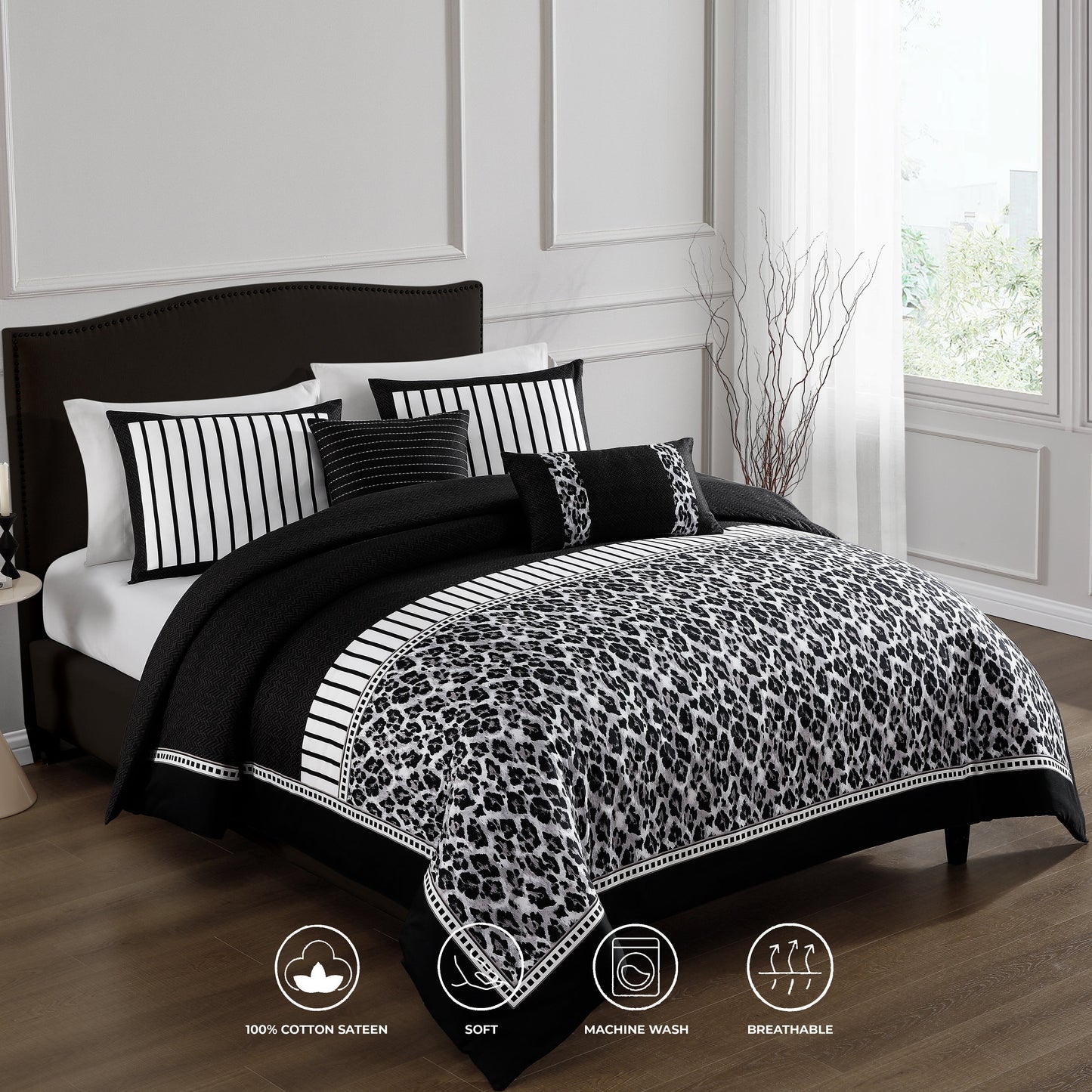 Bebejan Jaguar 5 Piece Reversible Comforter Set