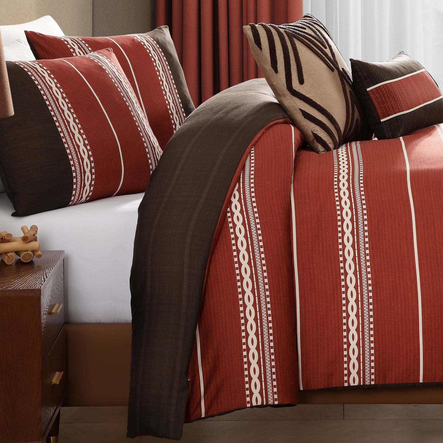 Bebejan Terra Spice 5 Piece Reversible Comforter Set