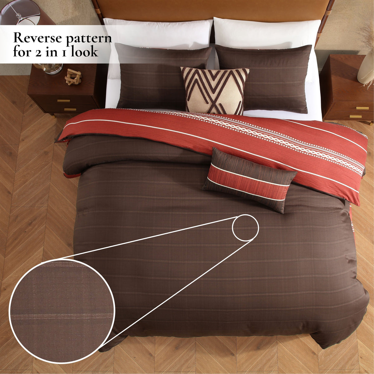 Bebejan Terra Spice 5 Piece Reversible Comforter Set