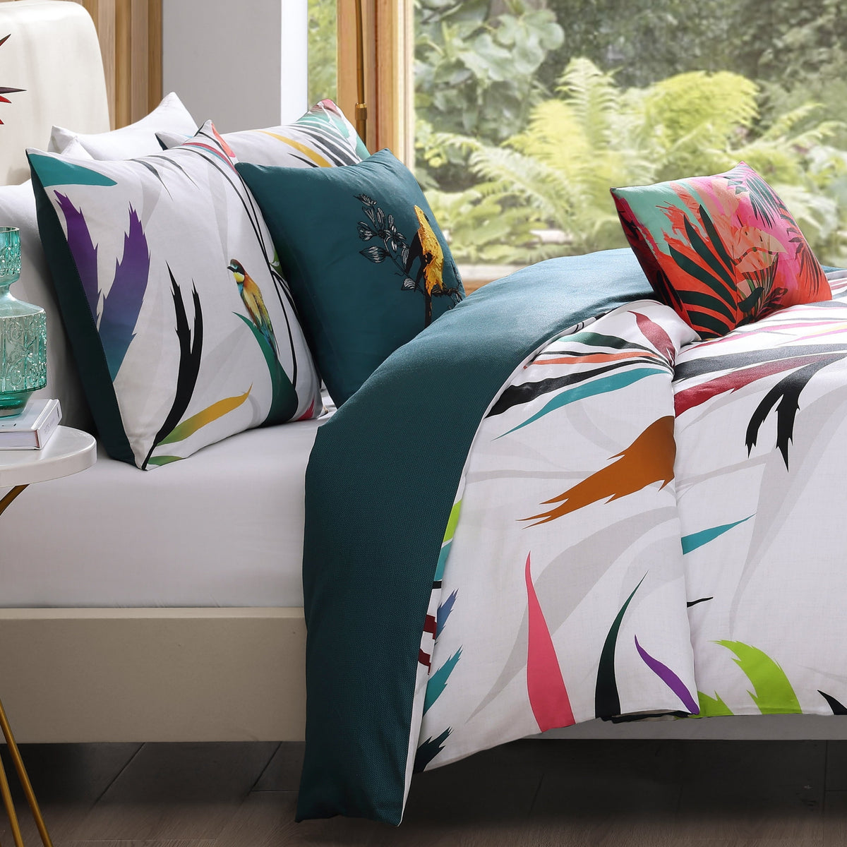 Bebejan Tropical Fusion 5 Piece Reversible Comforter Set