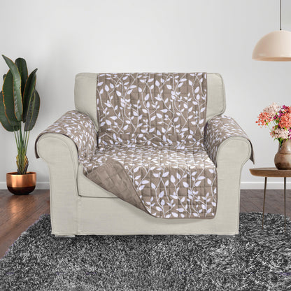 Elegant Comfort Leaves Design Reversible Smart Furniture Protectors