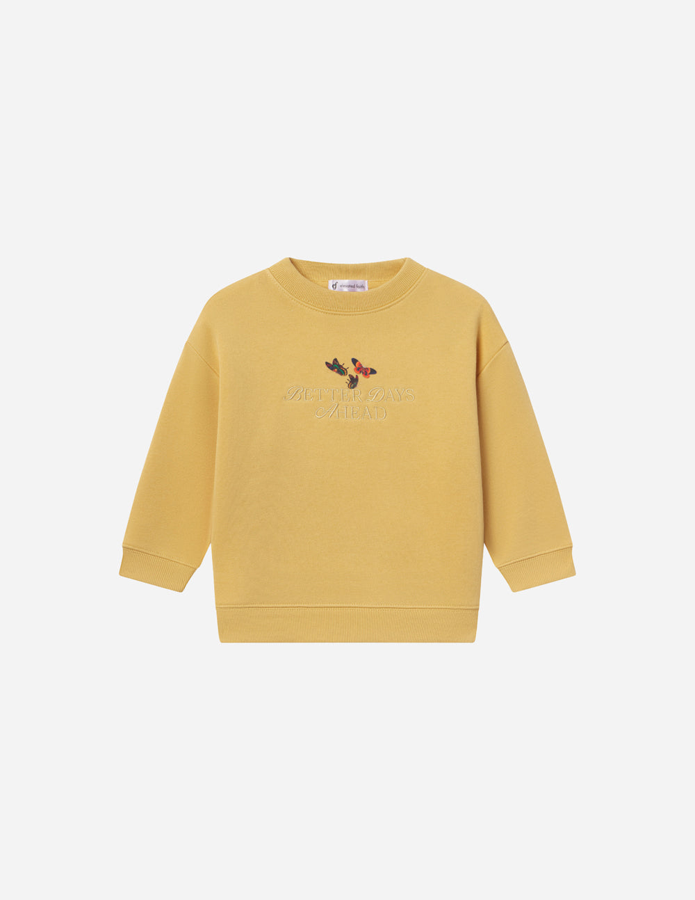 Elevated Faith Better Days Butterfly Kids Crewneck