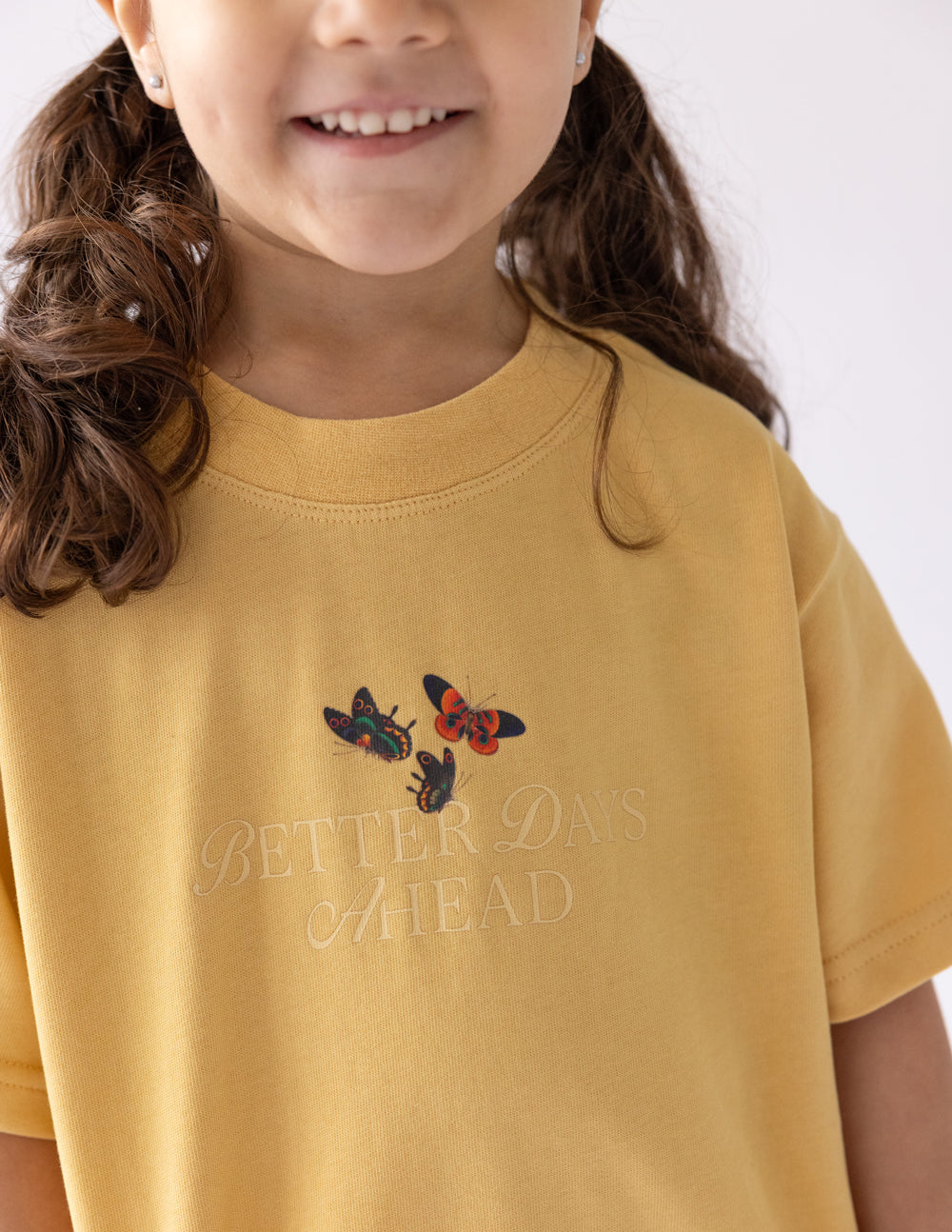 Elevated Faith Better Days Butterfly Kids Tee