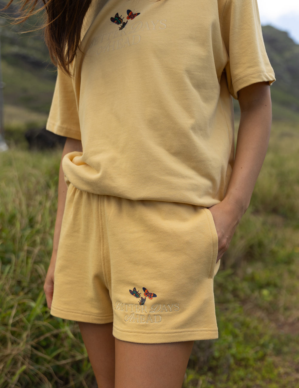 Elevated Faith Better Days Butterfly Unisex Short