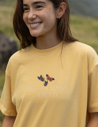Elevated Faith Better Days Butterfly Unisex Tee