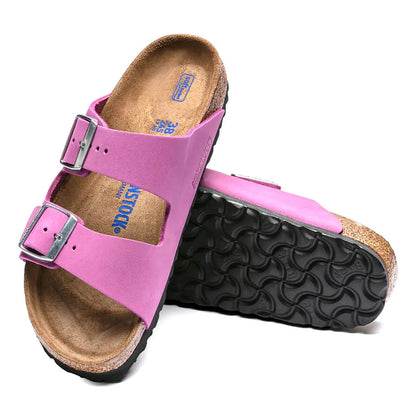 Birkenstock Arizona Soft Footbed Nubuck Leather Sandals