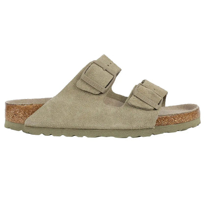 Birkenstock Arizona Soft Footbed Leather Suede Sandals
