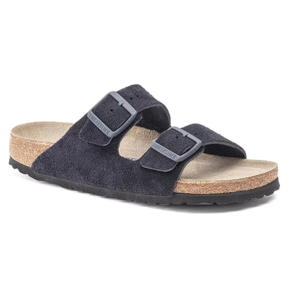 Birkenstock Arizona Soft Footbed Leather Suede Sandals