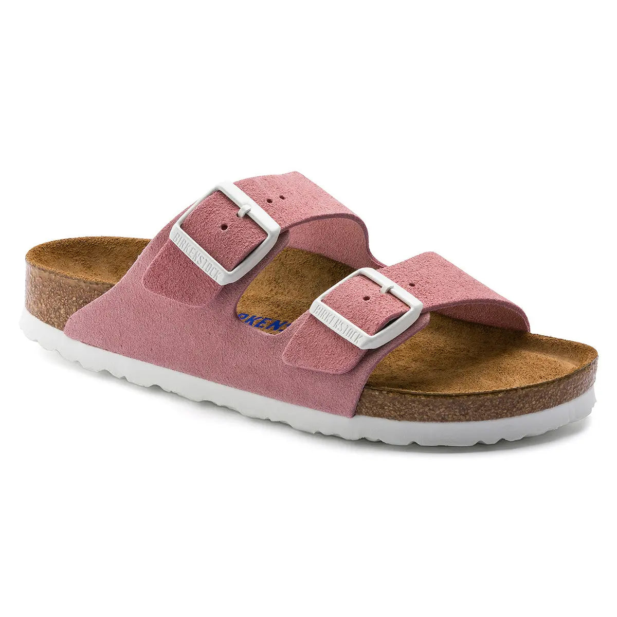 Birkenstock Arizona Soft Footbed Leather Suede Sandals