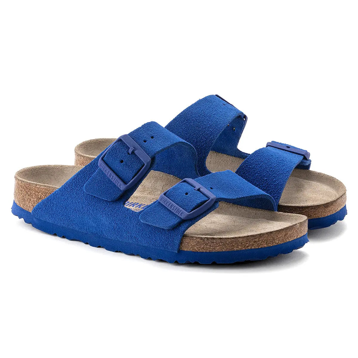 Birkenstock Arizona Soft Footbed Leather Suede Sandals
