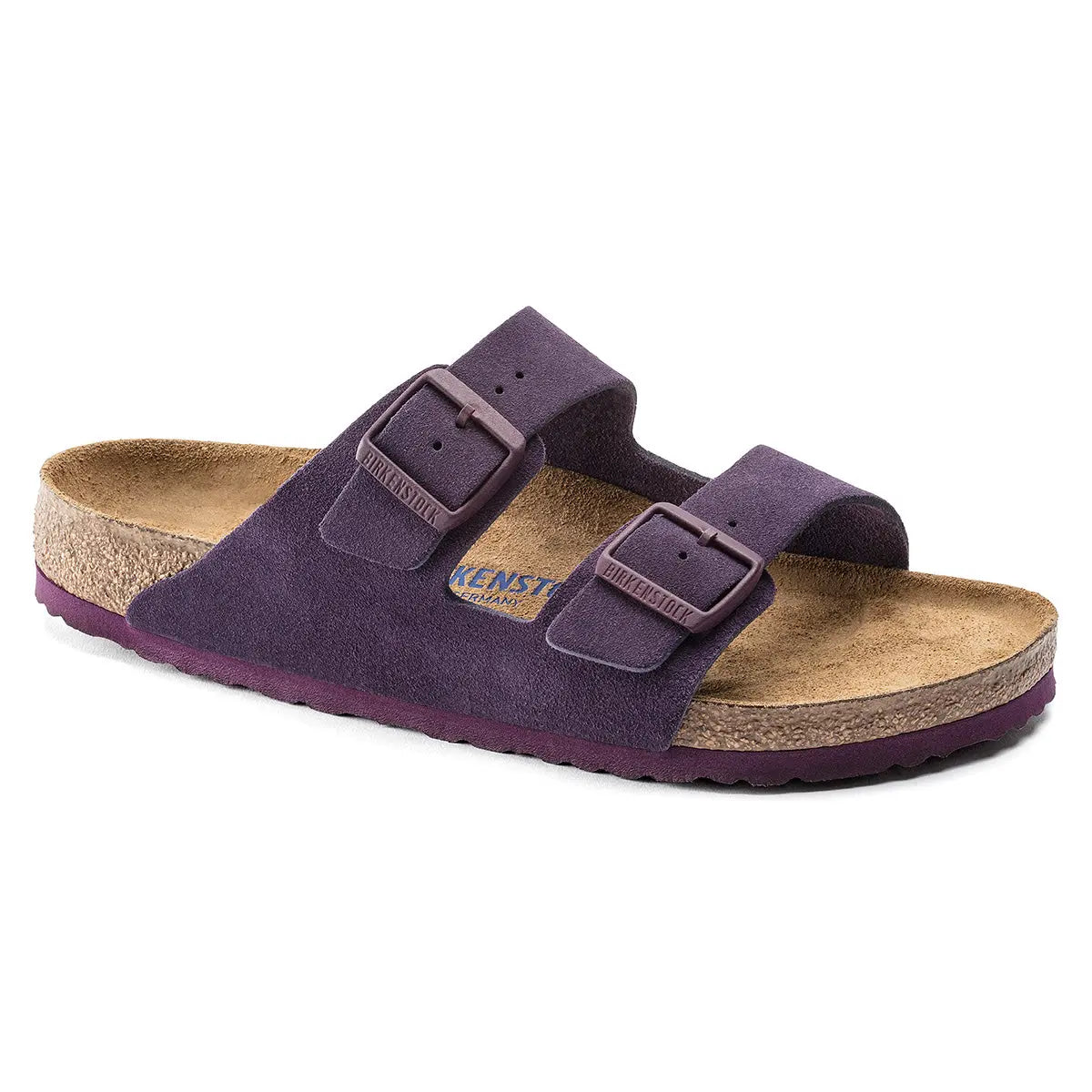 Birkenstock Arizona Soft Footbed Leather Suede Sandals