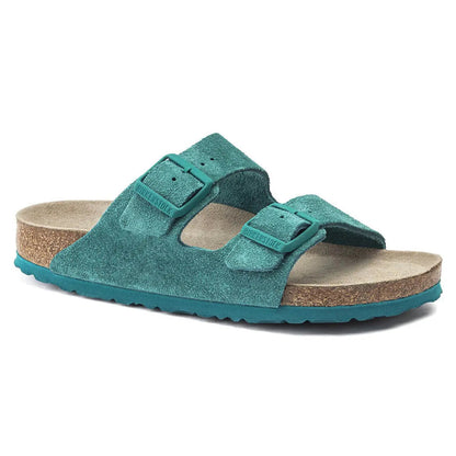 Birkenstock Arizona Soft Footbed Leather Suede Sandals