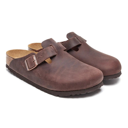 Birkenstock Boston Soft Footbed Oiled Leather Clogs