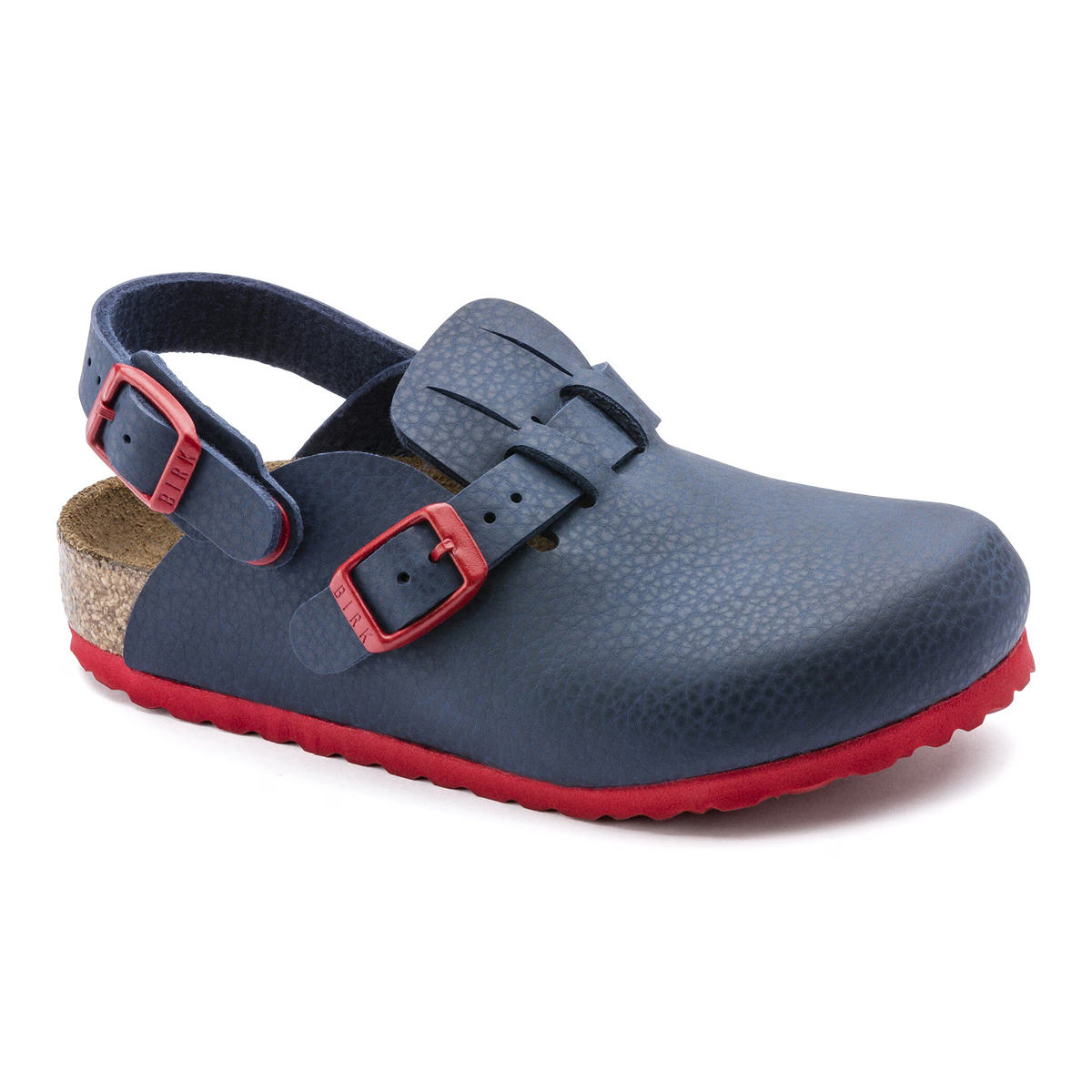 Birkenstock Kay Kids Birko-Flor Desert Soil Blue Red