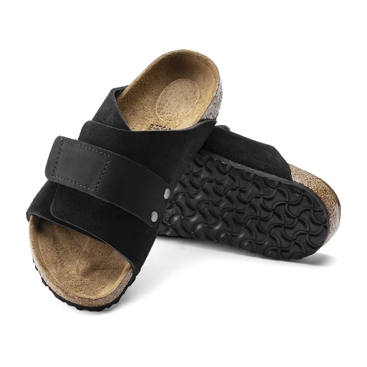 Birkenstock Kyoto Kids Suede Nubuck Black