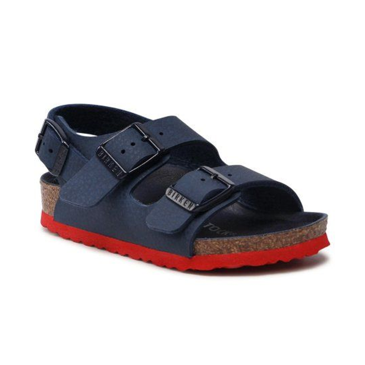 Birkenstock Milano Kids Birko-Flor Desert Soil Blue Red