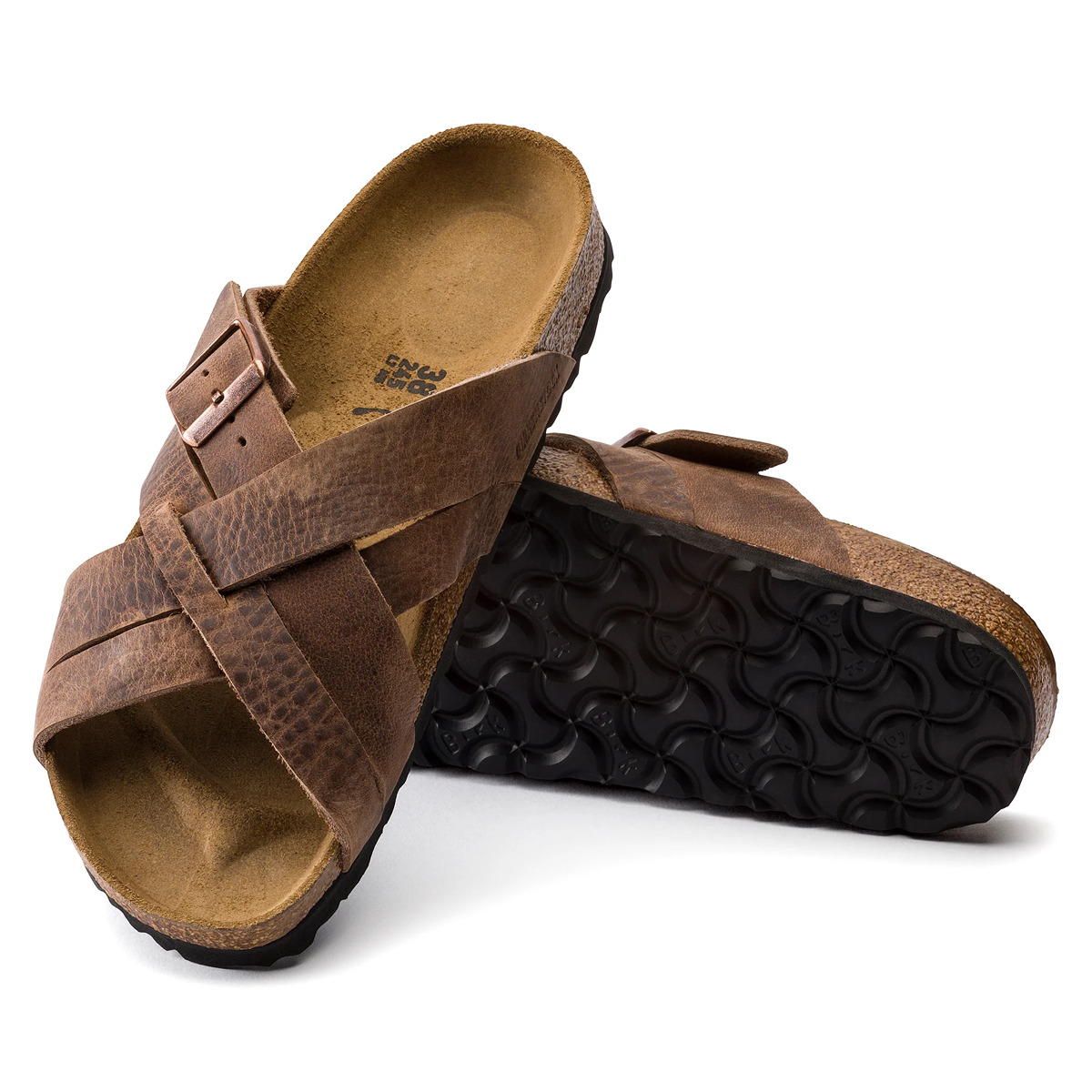 Birkenstock Lugano Oiled Leather Sandals