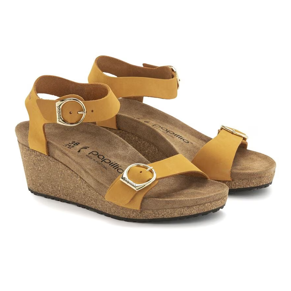Birkenstock Women's Soley Papillio Nubuck Wedge Sandals