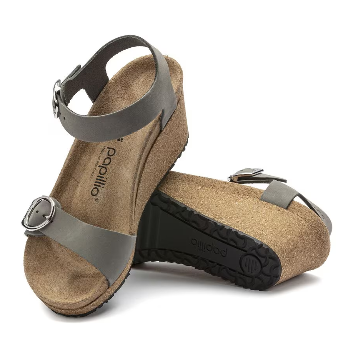 Birkenstock Women's Soley Papillio Nubuck Wedge Sandals