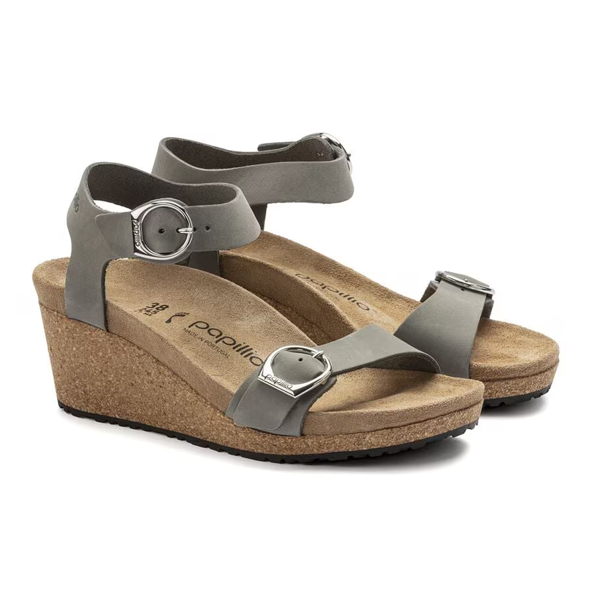 Birkenstock Women's Soley Papillio Nubuck Wedge Sandals