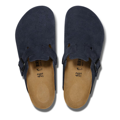 Birkenstock Boston Soft Footbed Suede Leather Clogs
