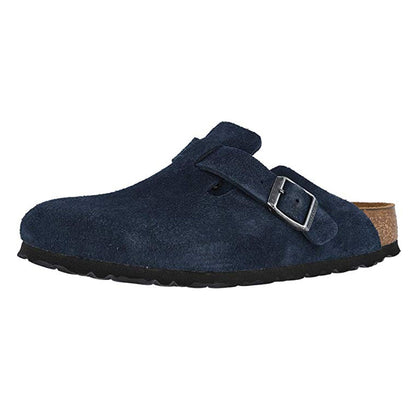 Birkenstock Boston Soft Footbed Suede Leather Clogs