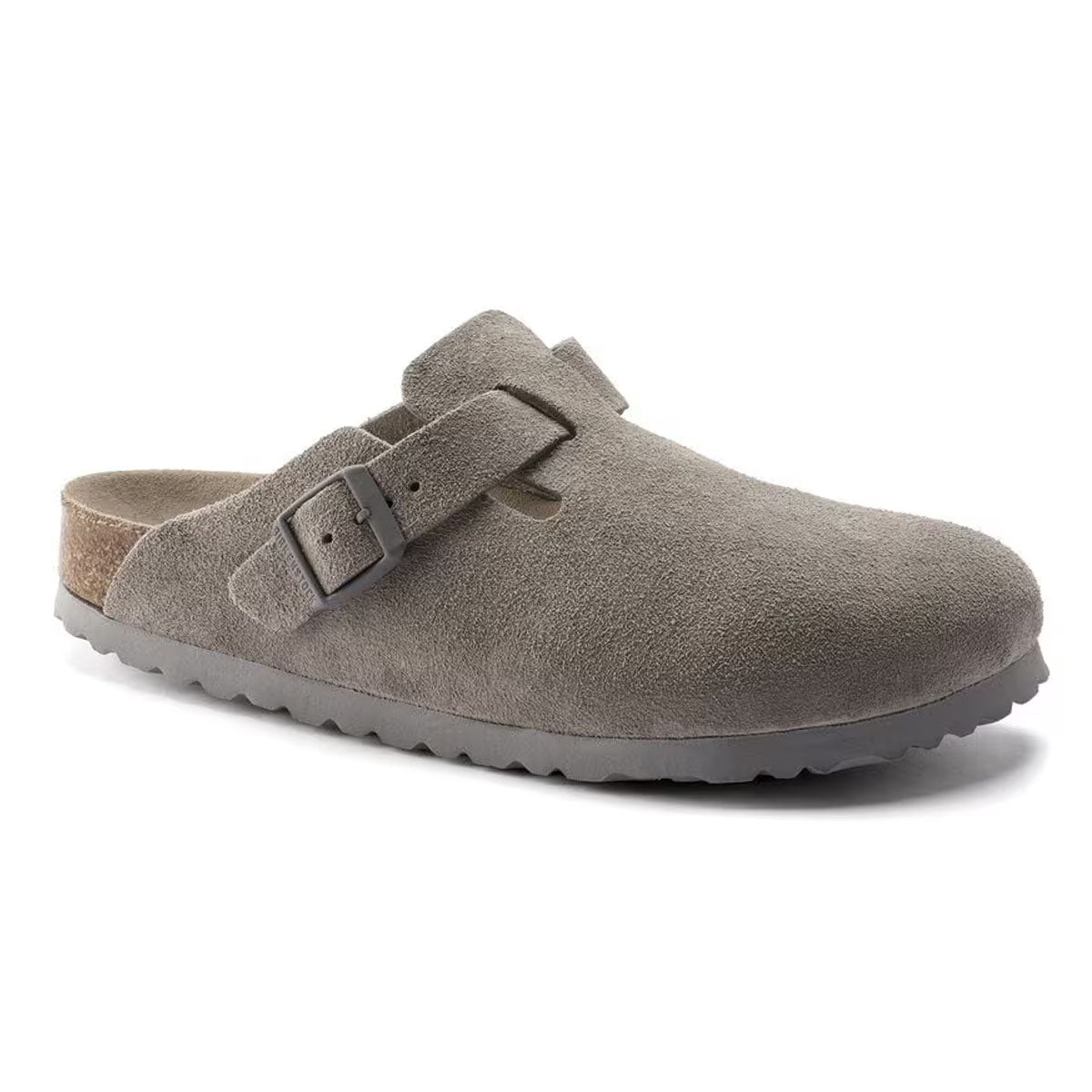 Birkenstock Boston Soft Footbed Suede Leather Clogs