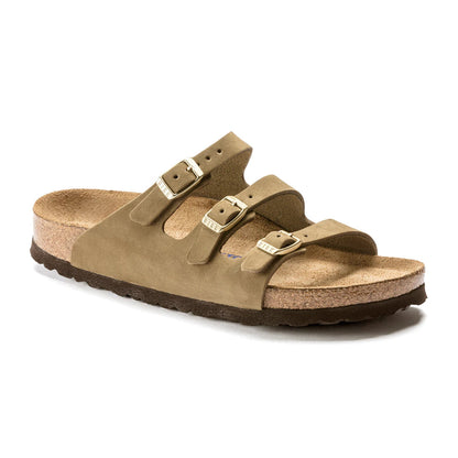 Birkenstock Women's Florida Soft Footbed Nubuck Sandals