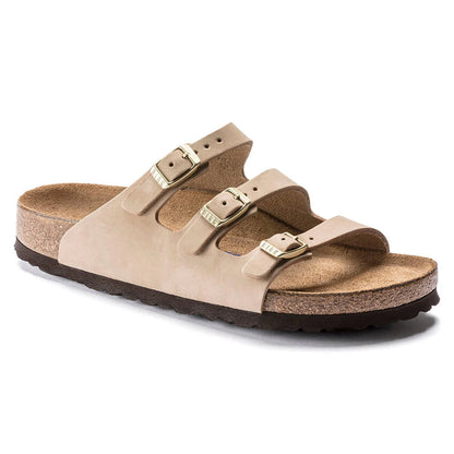 Birkenstock Women's Florida Soft Footbed Nubuck Sandals