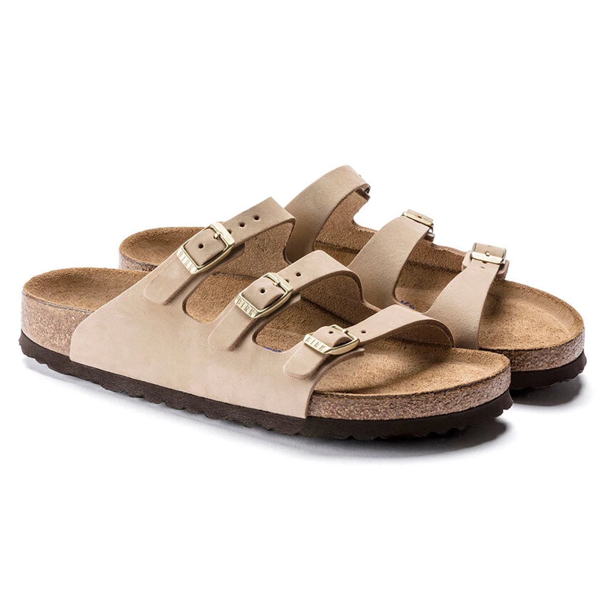 Birkenstock Women's Florida Soft Footbed Nubuck Sandals