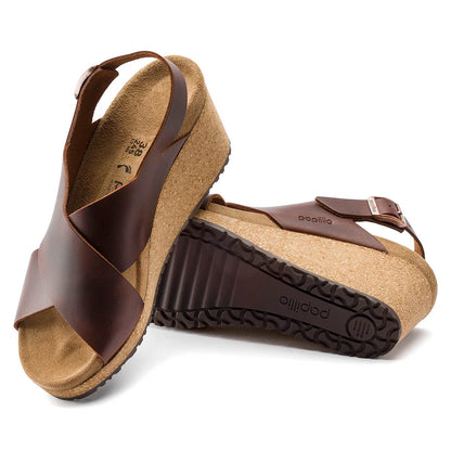 Birkenstock Women's Papillio Samira Natural Leather Sandals