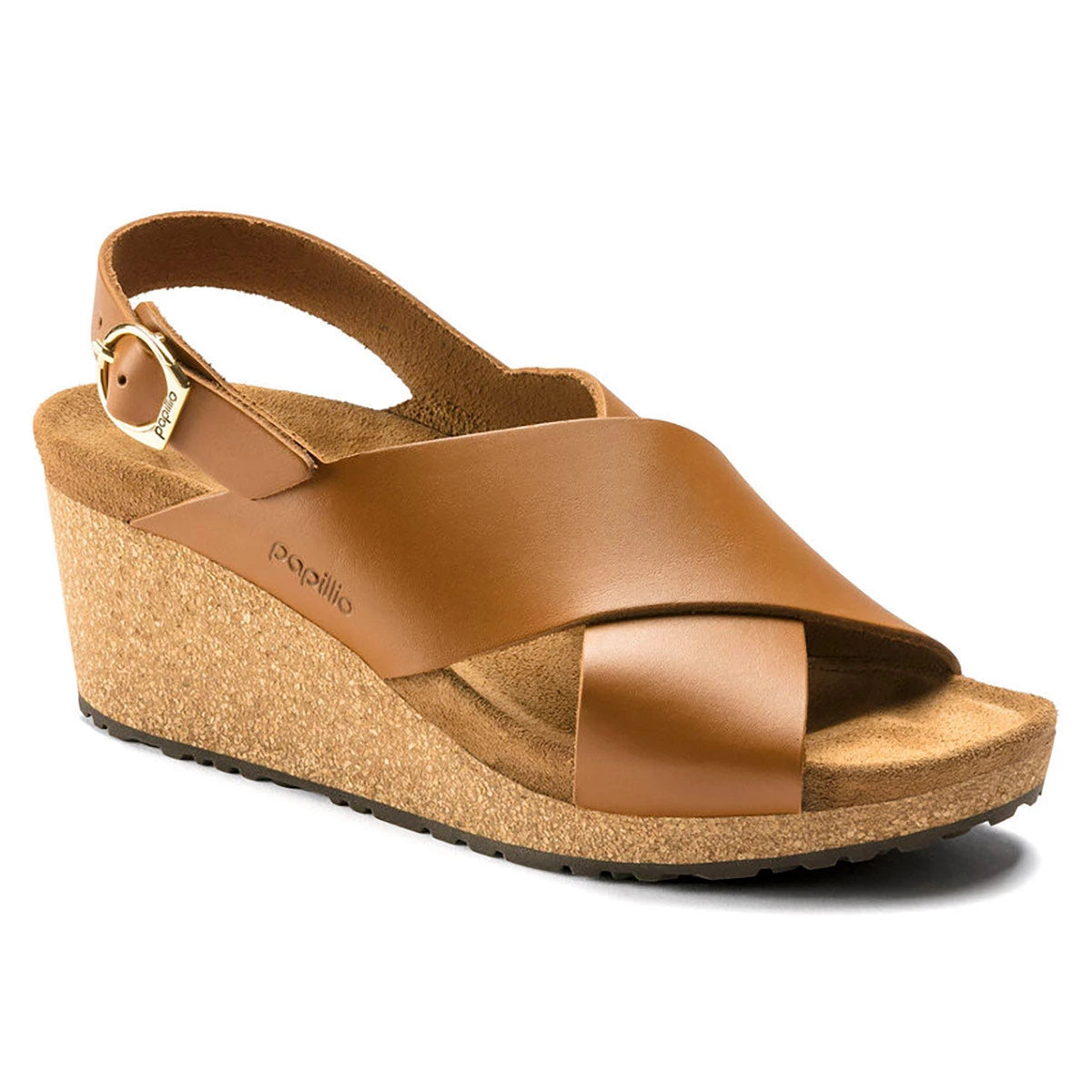 Birkenstock Women's Papillio Samira Natural Leather Sandals