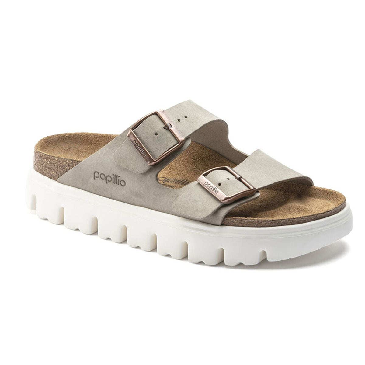 Birkenstock Women's Arizona Platform Suede Leather Sandals