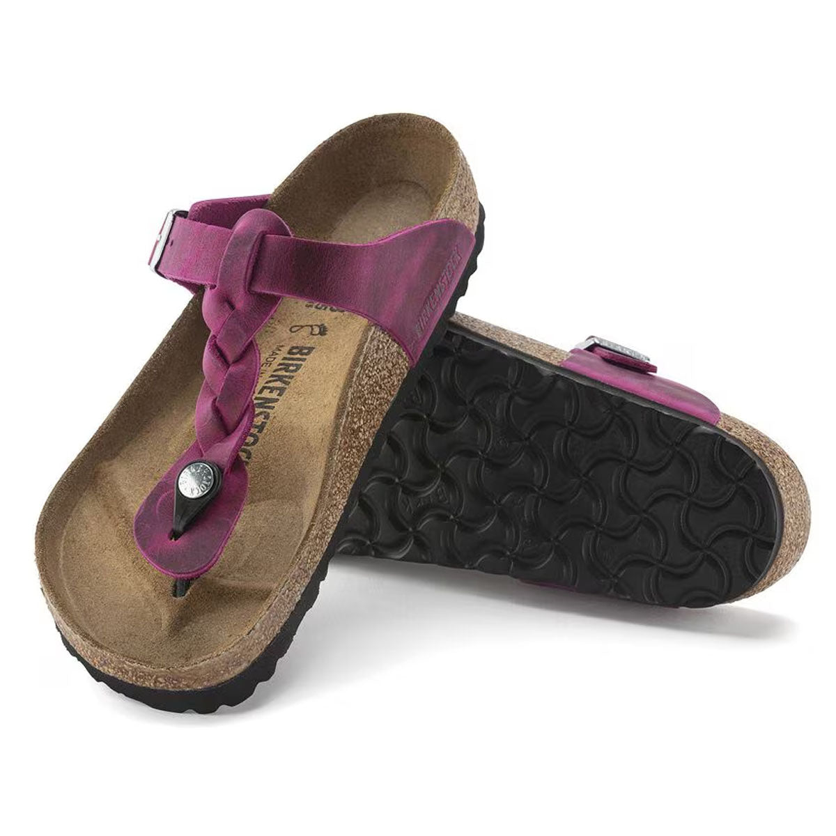 Birkenstock Women's Gizeh Braid Oiled Leather Sandals