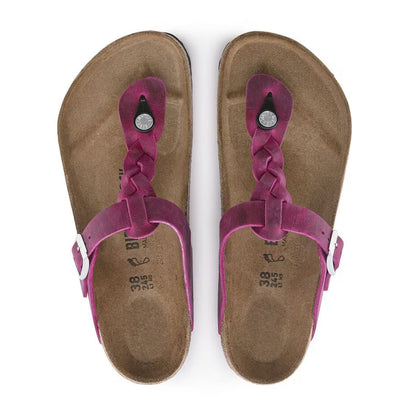 Birkenstock Women's Gizeh Braid Oiled Leather Sandals