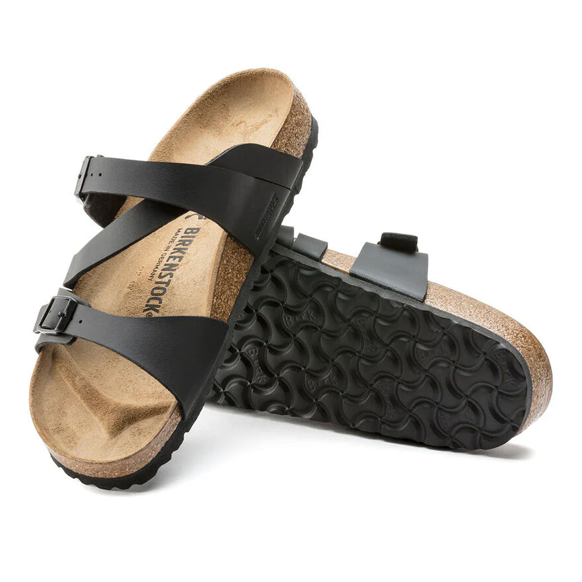 Birkenstock Milano Birko-Flor Black Sandals