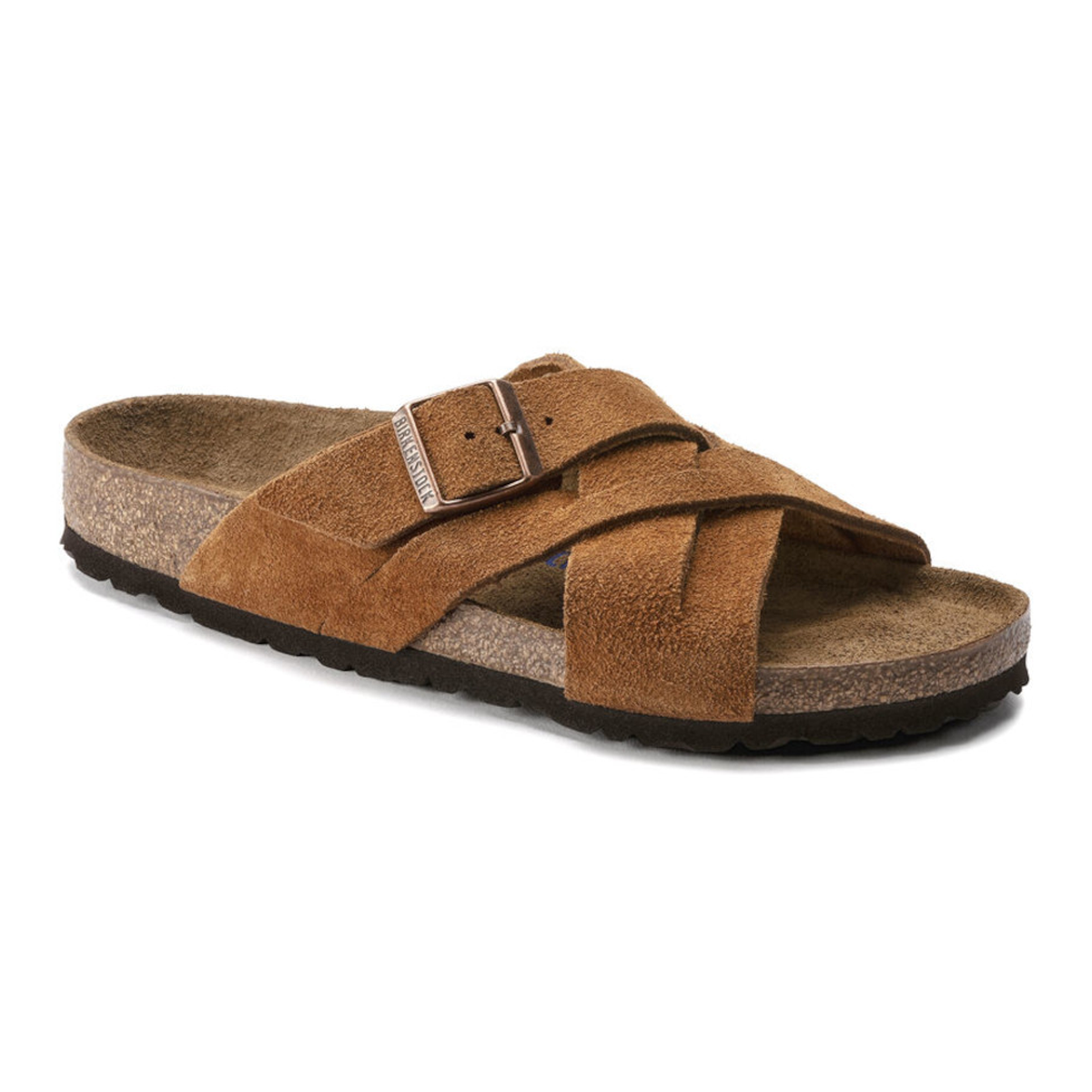 Birkenstock Lugano Soft Footbed Suede Sandals