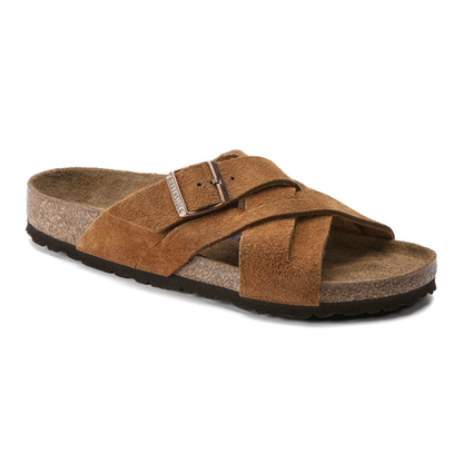 Birkenstock Lugano Soft Footbed Suede Sandals