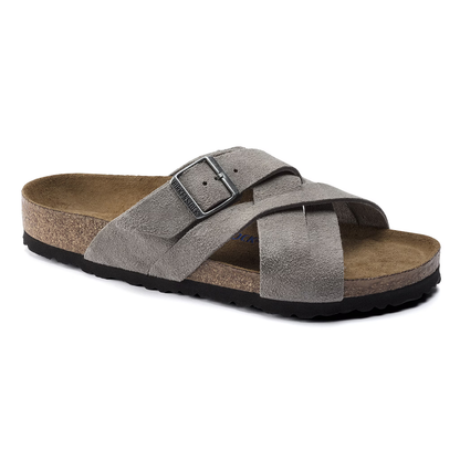 Birkenstock Lugano Soft Footbed Suede Sandals