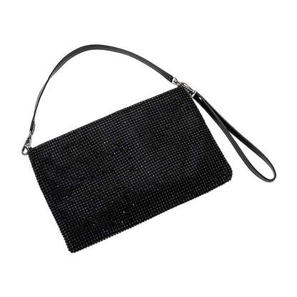 Bling Flat Clutch Crossbody Bag