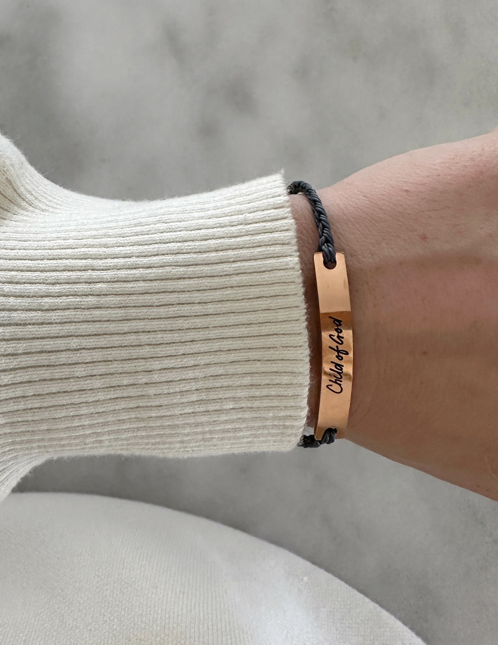 Elevated Faith Black Child of God Bracelet